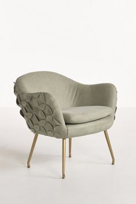 Anthropologie Leather Jeanette Chair