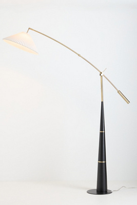 Anthropologie Leroy Pleated Arc Floor Lamp - Thumbnail 4