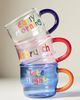Anthropologie Love Notes Glass Espresso Cup - 1