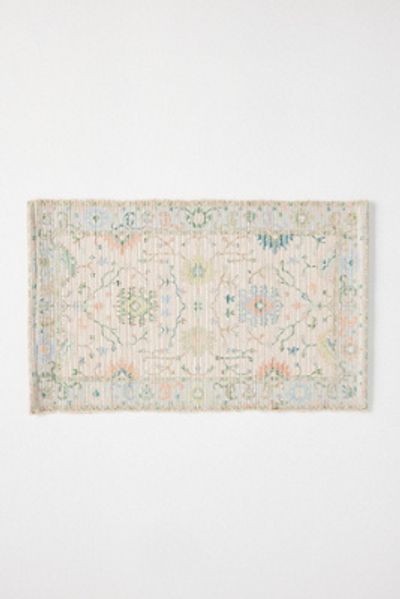Anthropologie Madeira Cotton Printed Bath Mat