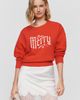 Anthropologie Maeve Merry 100% Cotton Graphic Sweatshirt - 1