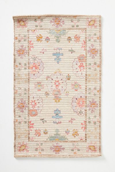 Anthropologie Malthe Cotton Printed Bath Mat
