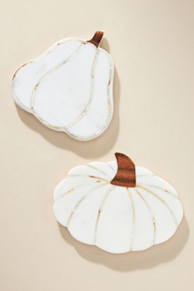 Anthropologie Marble Pumpkin Coaster