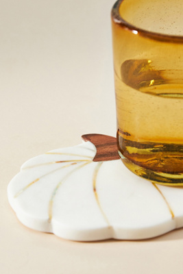 Marble Pumpkin Coaster - Thumbnail 3