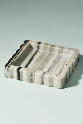 Anthropologie Marble Scalloped Trinket