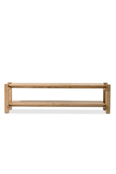 Anthropologie Marcia Overstated Joints Low Console Table