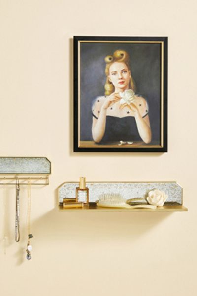Anthropologie Matilda Mirrored Shelf