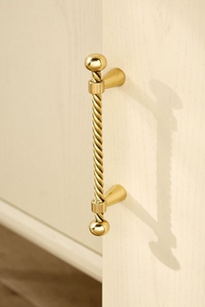 Anthropologie Maude Twisted Rope Brass Handle