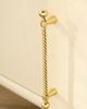 Anthropologie Maude Twisted Rope Brass Handle - 2