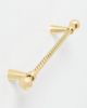 Anthropologie Maude Twisted Rope Brass Handle - 4