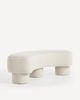 Anthropologie Modella Performance Linen Curved Bench - 3