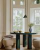 Anthropologie Modella Performance Linen Curved Bench - 5