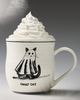 Anthropologie Molly Hatch Stoneware Halloween Cat Mug - 1