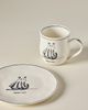 Anthropologie Molly Hatch Stoneware Halloween Cat Mug - 5