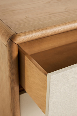 Anthropologie - Monza Faux-Leather Six-Drawer Dresser