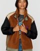 Anthropologie MOTHER The Teddy Oversized Zip-Front Vest Jacket - 1
