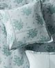 Anthropologie Nadia Cotton Solid Floral Embellished Euro Sham - 1