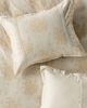 Anthropologie Nadia Cotton Solid Floral Embellished Shams, Set of 2 - 1