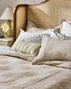 Anthropologie Nadia Cotton Solid Floral Embellished Shams, Set of 2 - 2