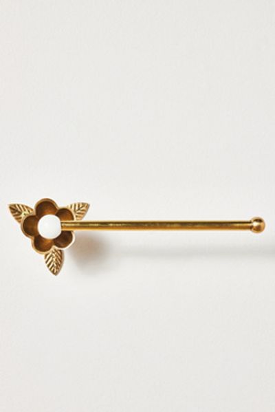 Anthropologie Nena Brass Toilet Paper Holder