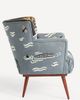 Anthropologie Night Lake Petite Accent Chair - 3