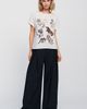 Anthropologie Nikki Ackerman x Maeve Caitlin 100% Cotton Holiday Tee - 4