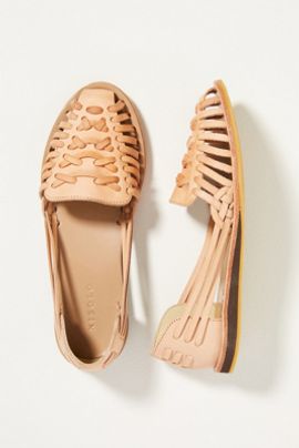 Anthropologie Nisolo Woven Leather Sandals