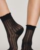 Anthropologie OK Originals Ruffled Pointelle Socks - 2