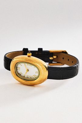 Anthropologie Oval-Face Bubble Watch