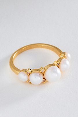 Anthropologie Oval Gem Ring