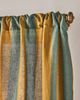 Anthropologie Pallido Cotton Linen Blend Woven Striped Curtain - 3