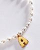 Anthropologie Pearl Initial Necklace - 1