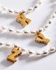 Anthropologie Pearl Initial Necklace - 2