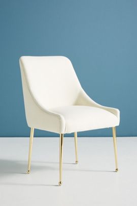 Anthropologie Performance Wool Elowen Dining Chair