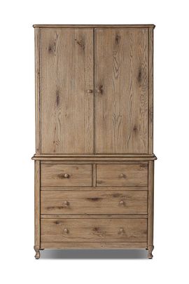Anthropologie Pika Oak Armoire