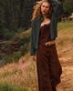 Anthropologie Pilcro Low-Rise Pleated Bow Barrel Jeans - 1