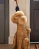Anthropologie Poodle Dog Woven Wicker Basket - 2