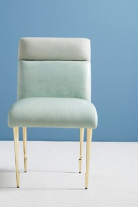 Anthropologie Premium Leather Beene Dining Chair