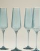 Anthropologie Reflections Flute Glasses, Set of 4 - 3