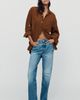 Anthropologie Reformation Leda High-Rise Straight Jeans - 1