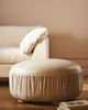 Anthropologie Rita Leather Ottoman - 1