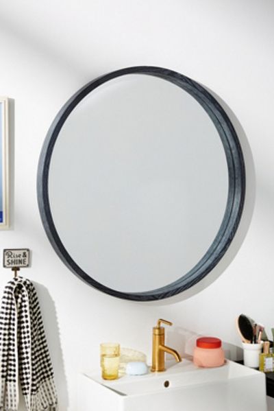 Anthropologie Rowan Wood Finish Mirror