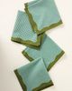 Anthropologie Ruby Scallop-Border Napkins, Set of 4 - 2