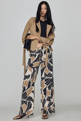 Anthropologie Sanctuary Academy Cotton Linen Wide Leg Pants
