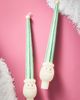 Anthropologie Santa Taper Candles, Set of 2 - 2