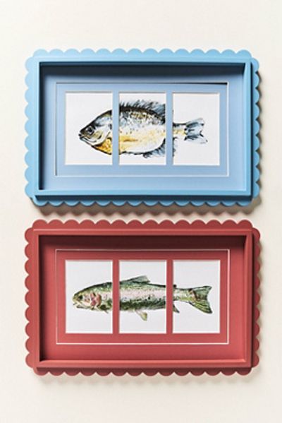 Anthropologie Scallop Fish Frame