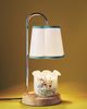 Anthropologie Scalloped Shade Candle Warmer Lamp - 1