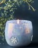Anthropologie Snowflake Icon Woody Juniper & Cedar Glass Candle - 1