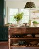 Anthropologie Spindle Marble-Top Kitchen Island - 1