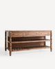 Anthropologie Spindle Marble-Top Kitchen Island - 3